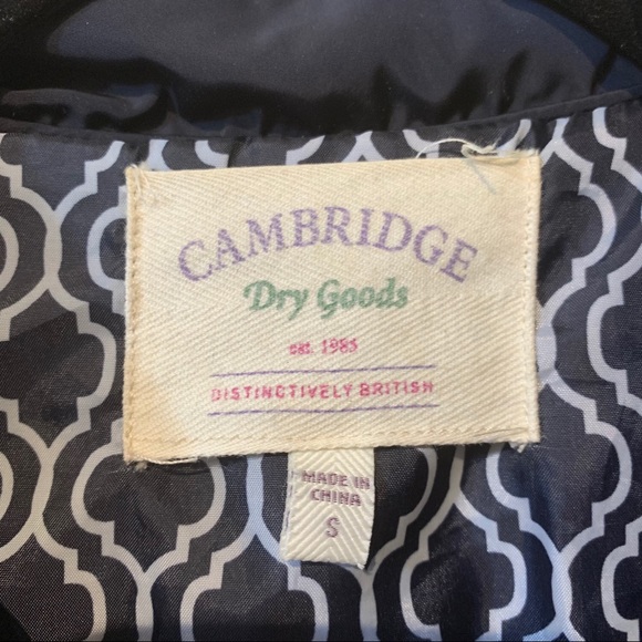 Sz. Small Cambridge Dry Goods Navy Vest - Picture 3 of 5